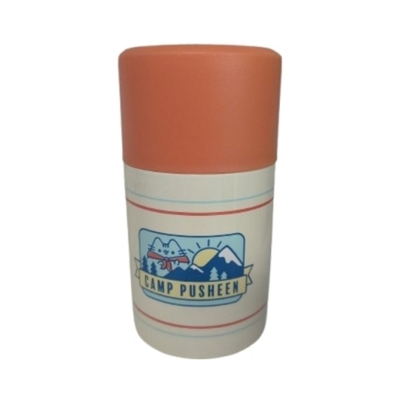 Pusheen Camp Theme Vinyl Collectible, Thermos T-shirt and Iron On Patches - New! - Picture 2 of 4
